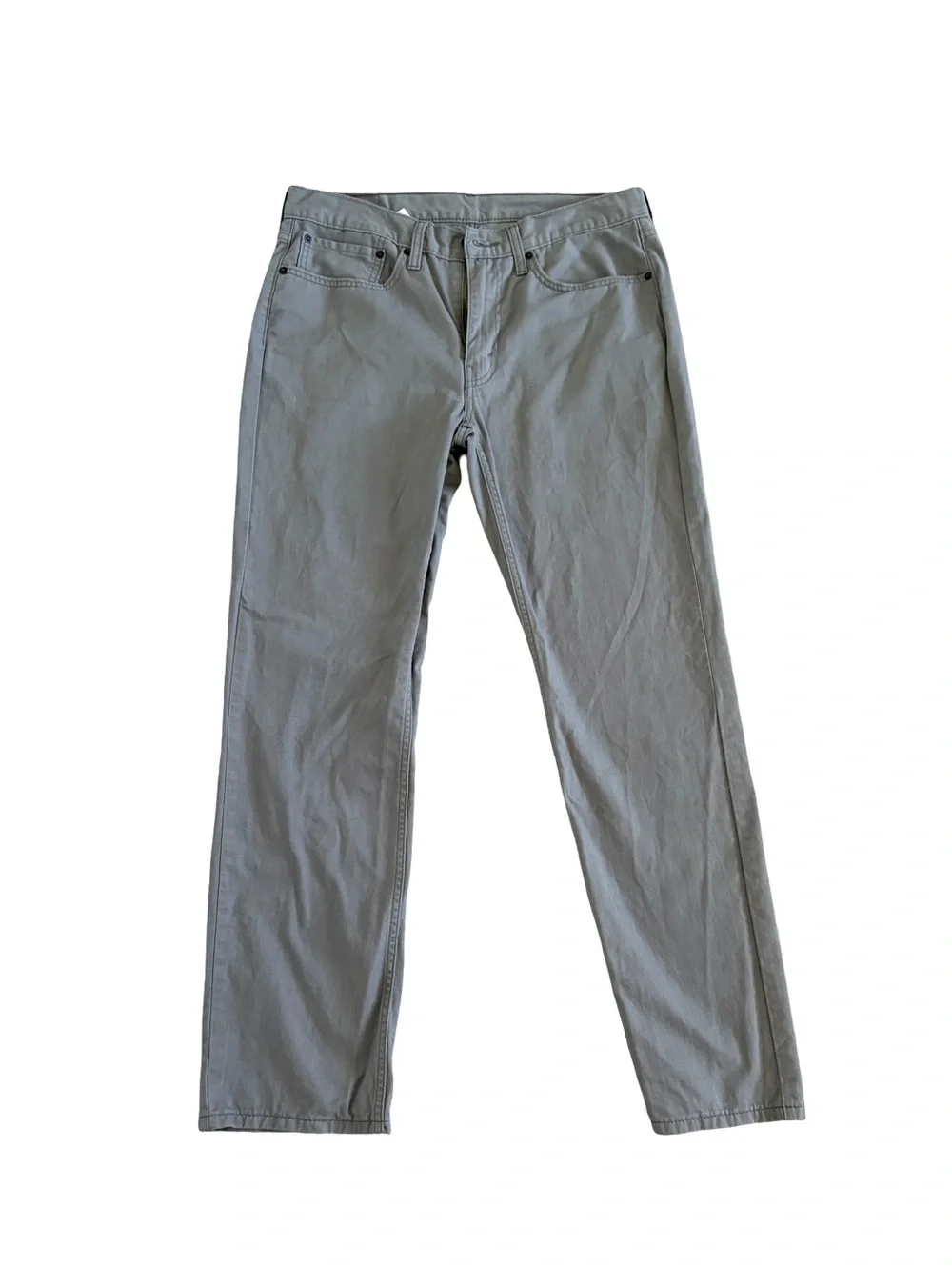 Levi's Men's Light Gray Straight Chinos